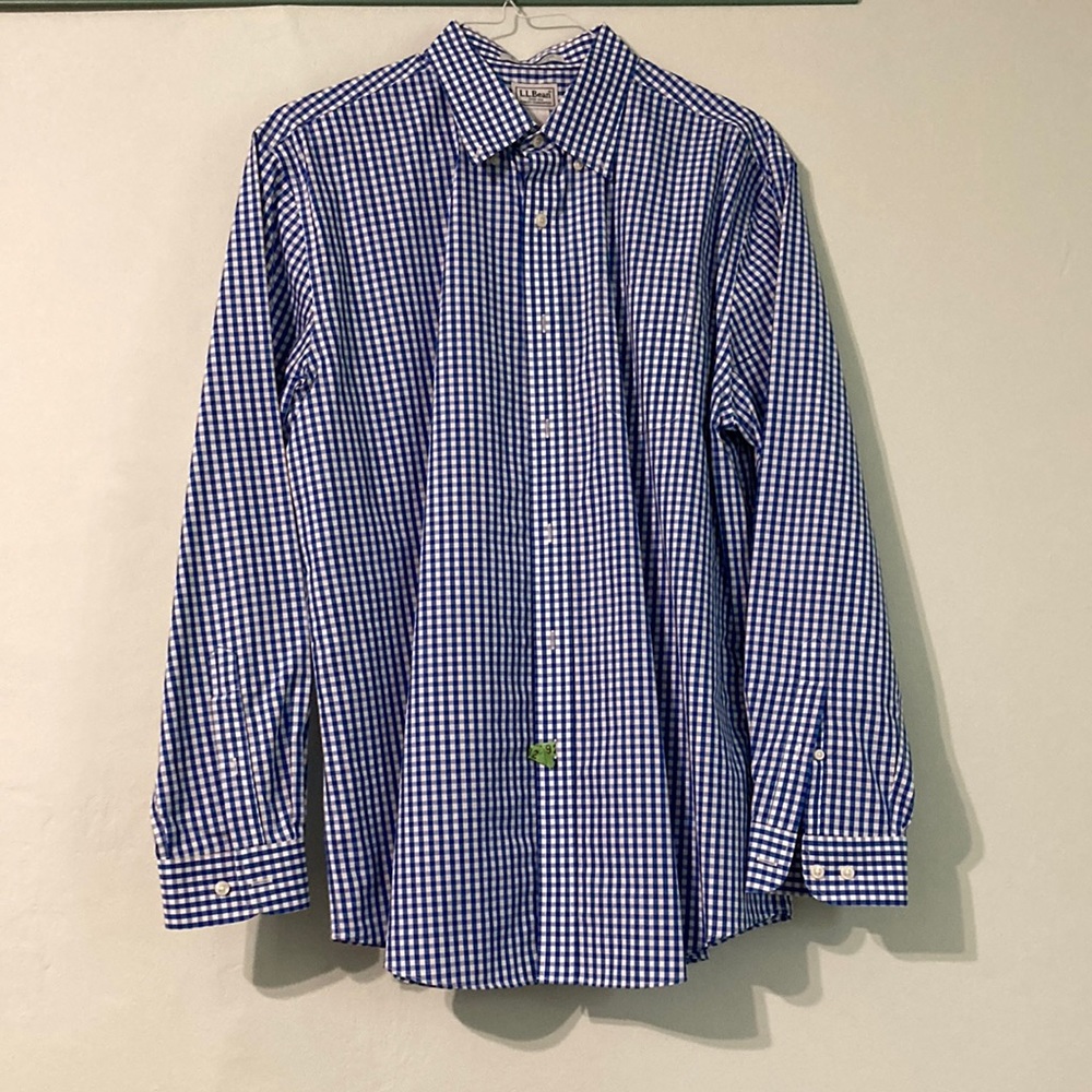 LL Bean Mens Dress Shirt NEVER WORN